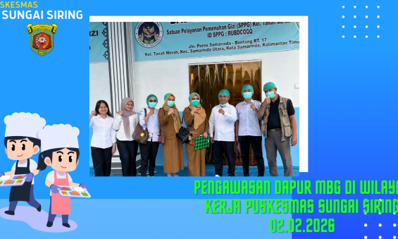 PENGAWASAN DAPUR MBG DI WILAYAH KELURAHAN TANAH MERAH